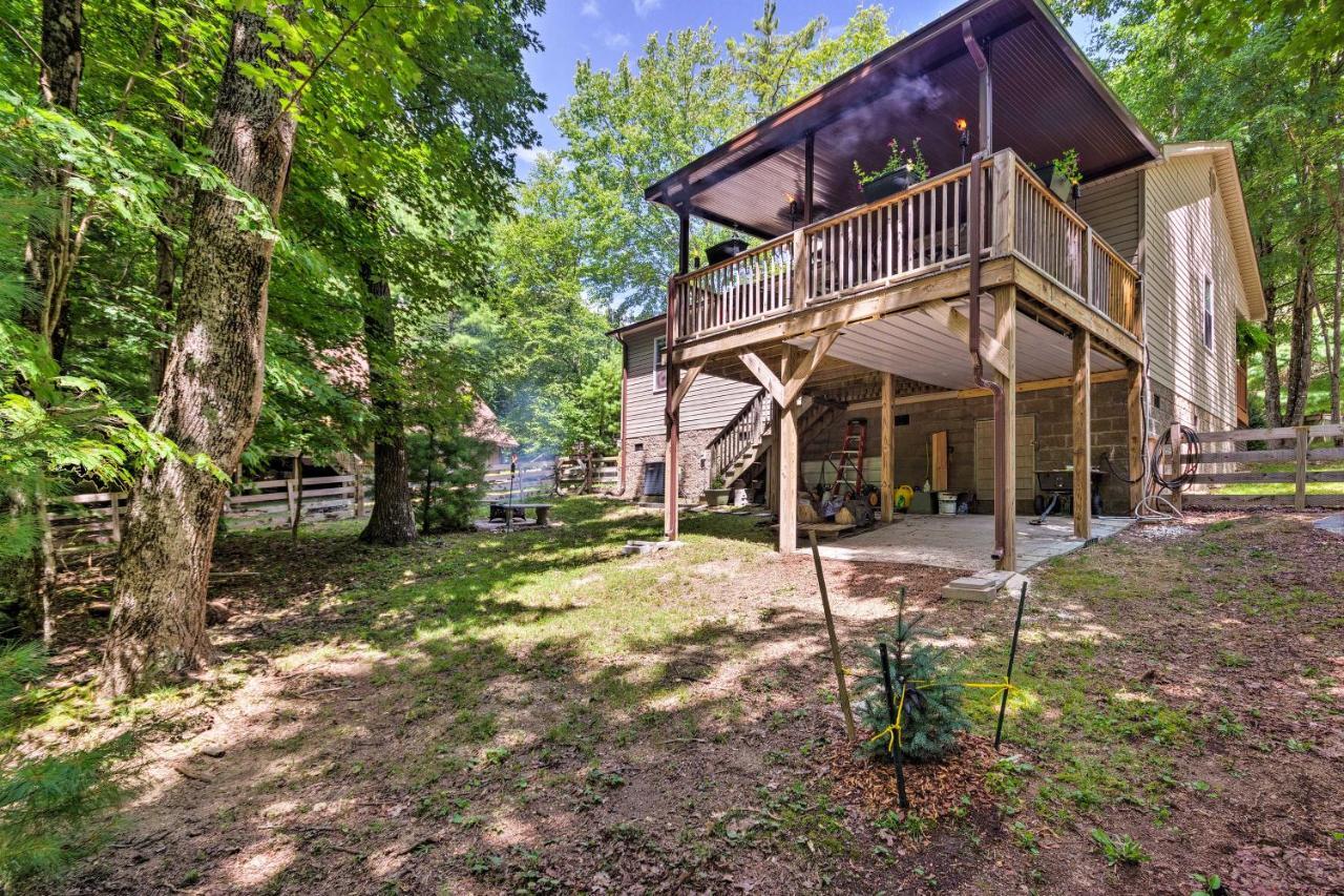 Beech Mountain Home With Covered Deck, Near Skiing! エクステリア 写真