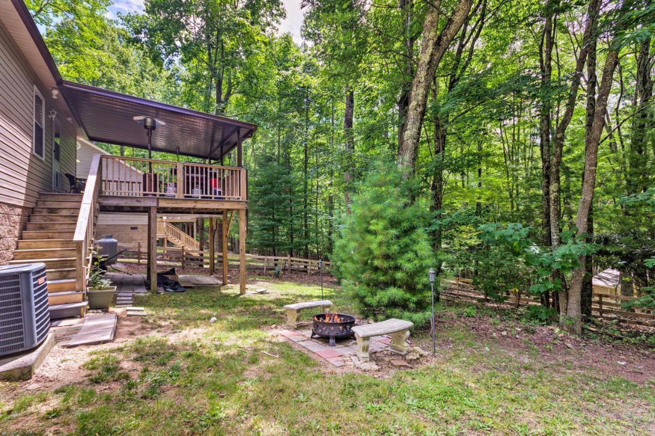 Beech Mountain Home With Covered Deck, Near Skiing! エクステリア 写真